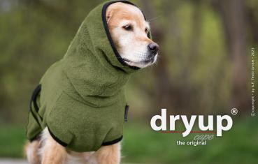 „Dryup Cape“ Trockencape - Hundebademantel moos